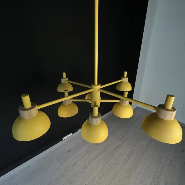 Люстра Imperium Loft 101568-26 FANTA — желтый, ракурс 8