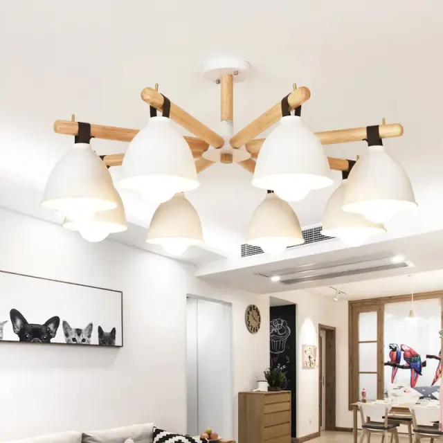 Люстра Imperium Loft 101588-26 FLAN — белый, ракурс 4