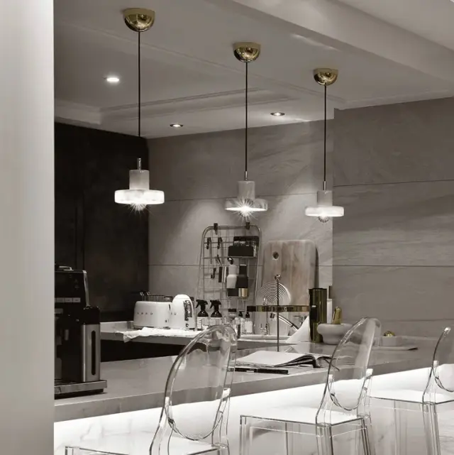 Светильник Imperium Loft 101775-26 STONE PENDANT — золотой, ракурс 14