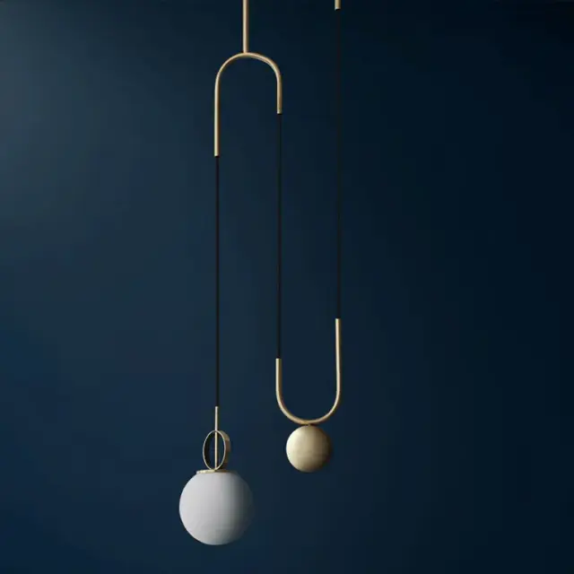 Светильник Imperium Loft 101835-26 NEWTON — латунь, ракурс 18