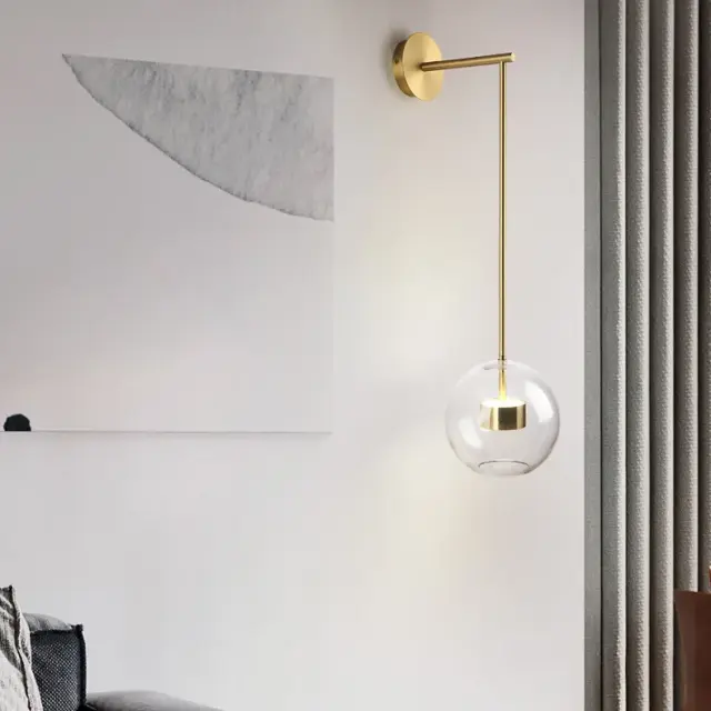 Бра Imperium Loft 133216-22 BUBBLE — золотой, ракурс 5