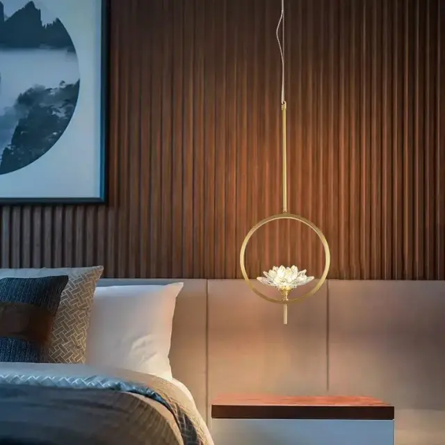 Светильник Imperium Loft 140840-26 LOTOS — латунь, ракурс 25
