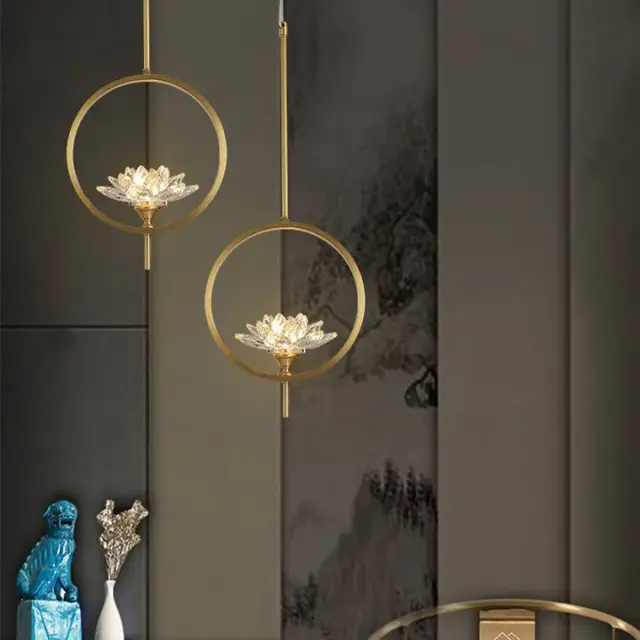 Светильник Imperium Loft 140840-26 LOTOS — латунь, ракурс 29