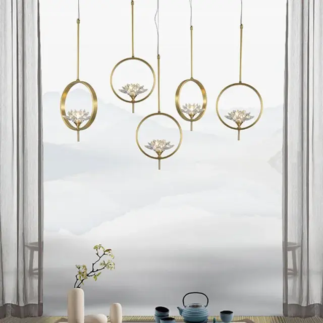 Светильник Imperium Loft 140840-26 LOTOS — латунь, ракурс 31