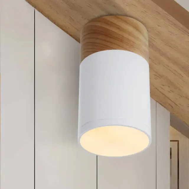Точечный светильник Imperium Loft 141159-26 WOOD — бежевый, ракурс 2