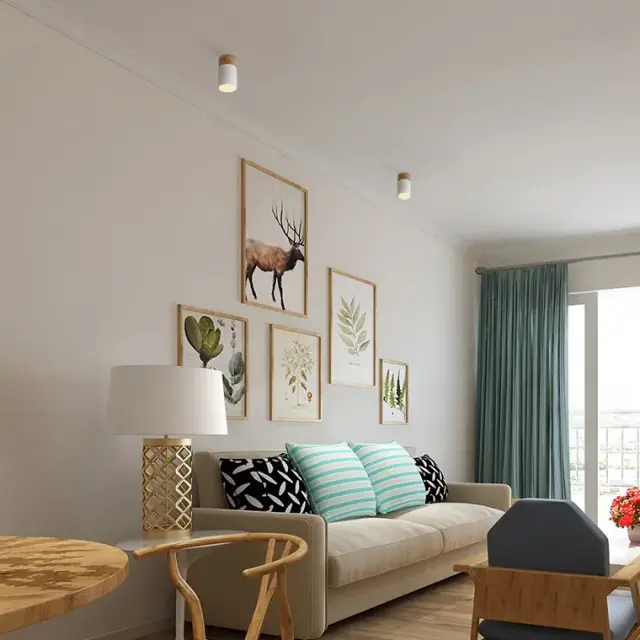 Точечный светильник Imperium Loft 141159-26 WOOD — бежевый, ракурс 6