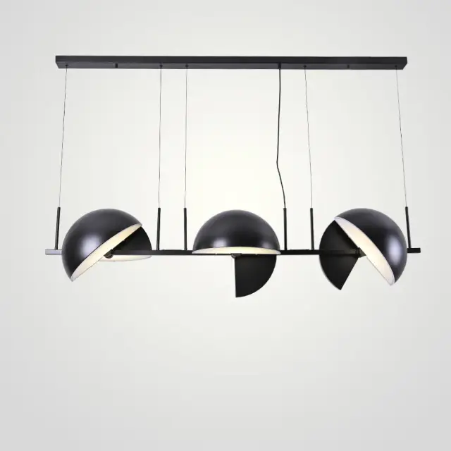 Светильник Imperium Loft 144330-22 TRAPEZE TRIPLETTE — черный