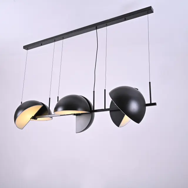 Светильник Imperium Loft 144330-22 TRAPEZE TRIPLETTE — черный, ракурс 8