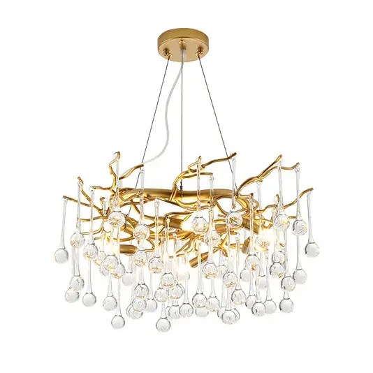 Люстра Imperium Loft 148052-22 DROPLET — золотой