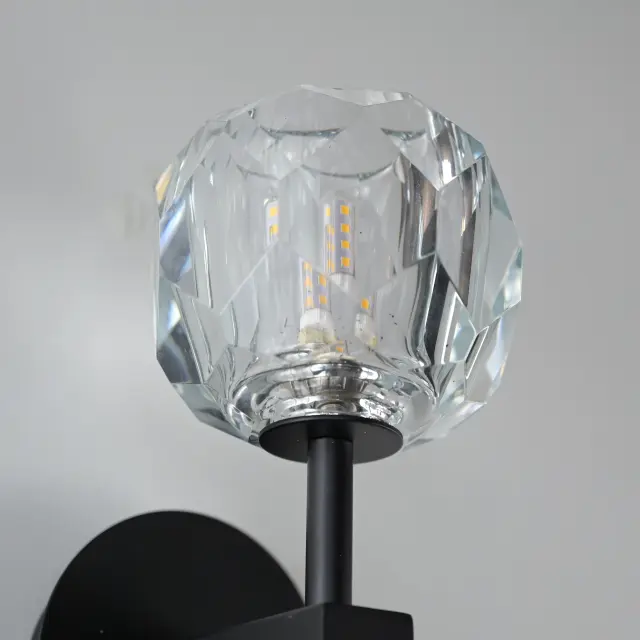 Бра Imperium Loft 156563-22 RH BOULE DE CRISTAL — черный, ракурс 4