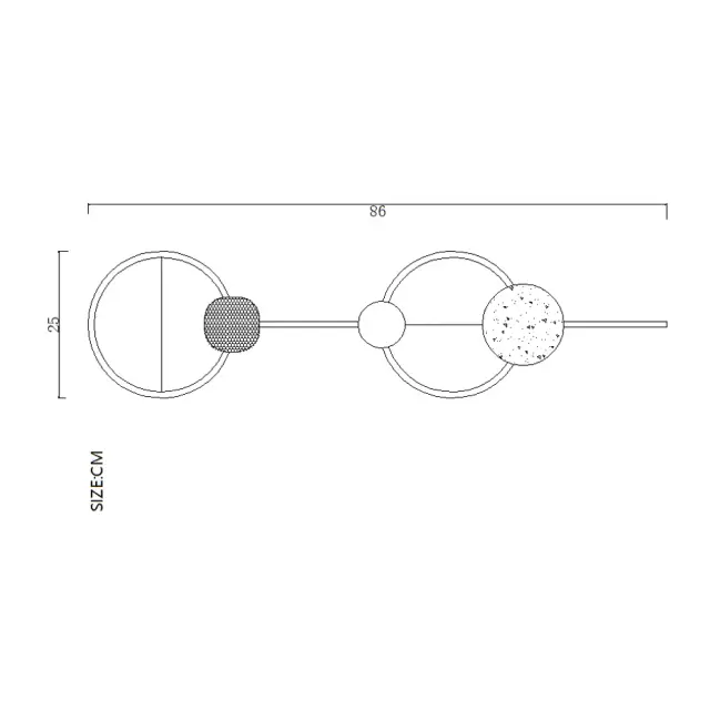 Бра Imperium Loft 158395-26 SHIELD — латунь, ракурс 11
