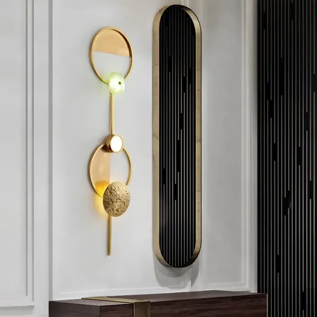 Бра Imperium Loft 158395-26 SHIELD — латунь, ракурс 20