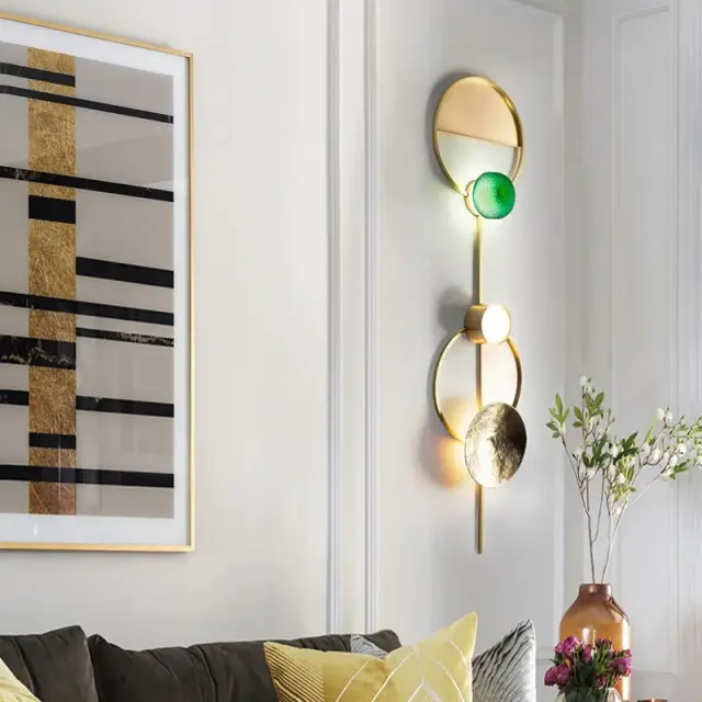 Бра Imperium Loft 158395-26 SHIELD — латунь, ракурс 21