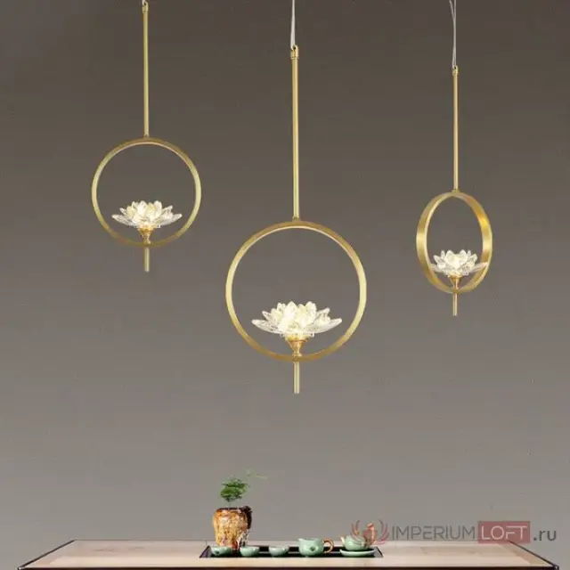 Светильник Imperium Loft 177900-26 LOTOS — латунь, ракурс 23