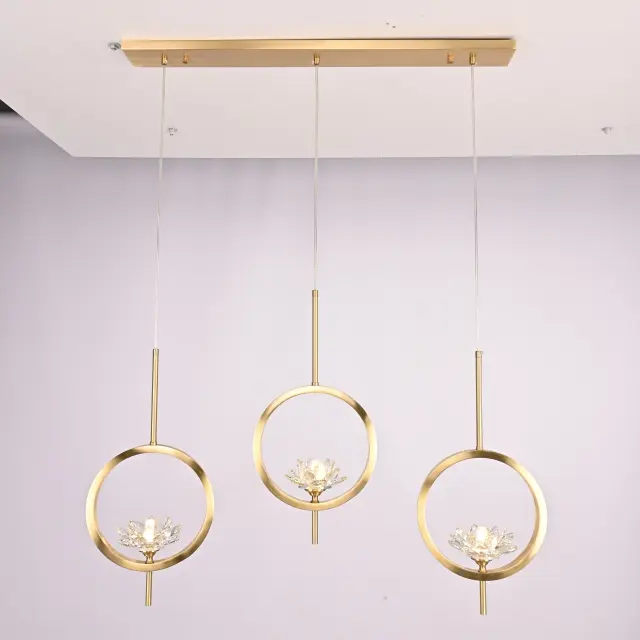 Светильник Imperium Loft 177900-26 LOTOS — латунь, ракурс 5