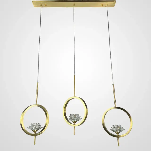 Светильник Imperium Loft 177900-26 LOTOS — латунь, ракурс 7