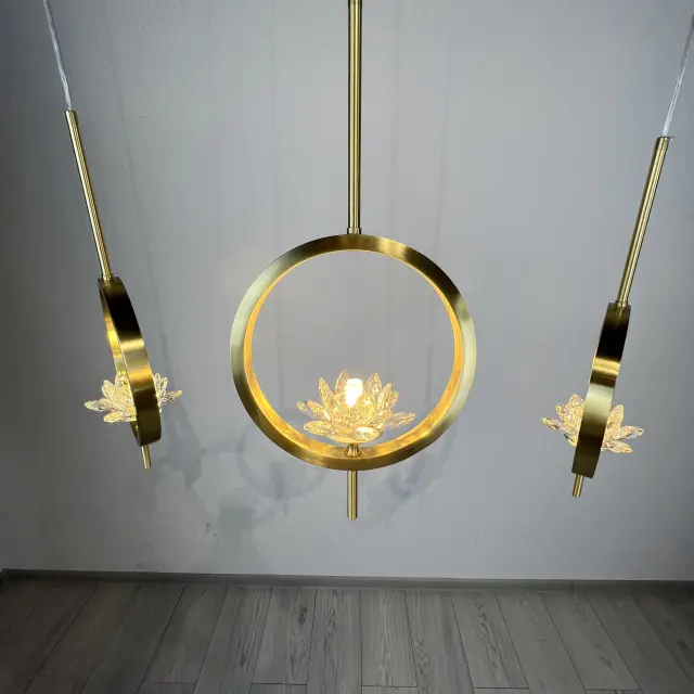Светильник Imperium Loft 177900-26 LOTOS — латунь, ракурс 10