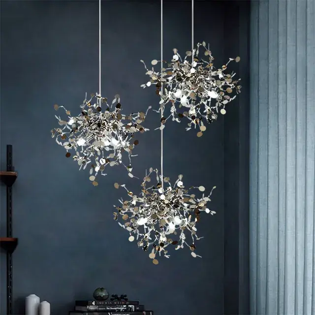 Светильник Imperium Loft 179737-22 TEZANI ARGENT SUSPENSION — хром, ракурс 2
