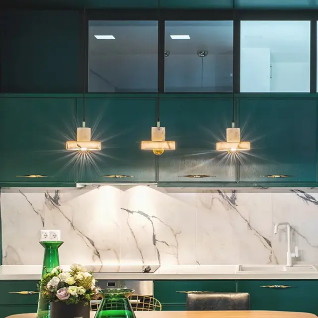 Светильник Imperium Loft 179756-26 STONE PENDANT — золотой, ракурс 14