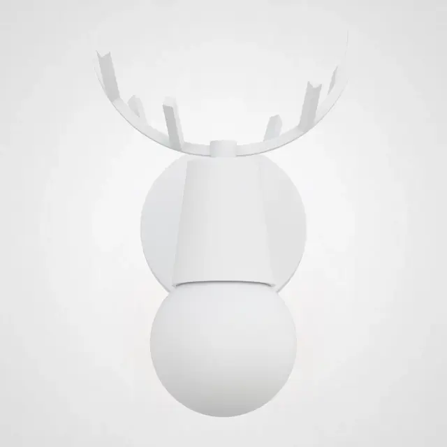 Бра Imperium Loft 181037-26 DEER — белый, ракурс 3