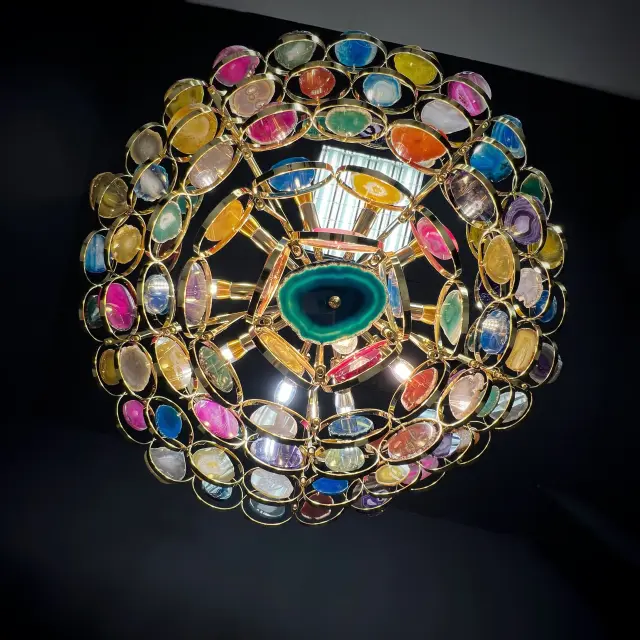 Люстра Imperium Loft 186182-26 AGATE — золотой, ракурс 13
