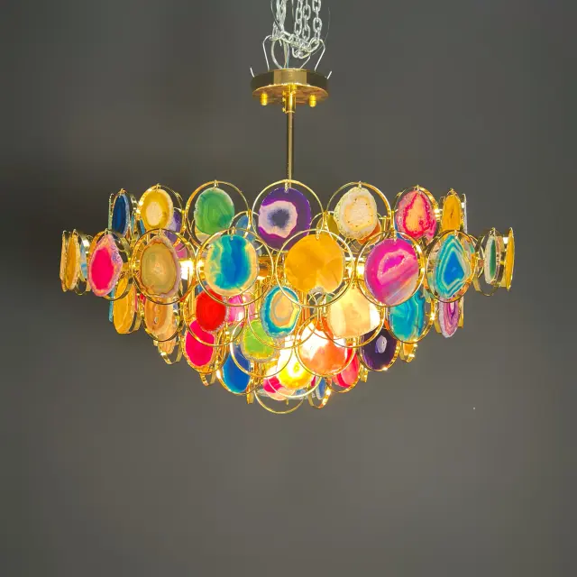 Люстра Imperium Loft 186182-26 AGATE — золотой, ракурс 3