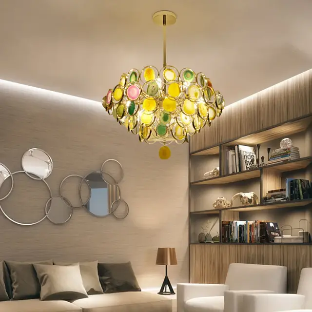 Люстра Imperium Loft 186182-26 AGATE — золотой, ракурс 22