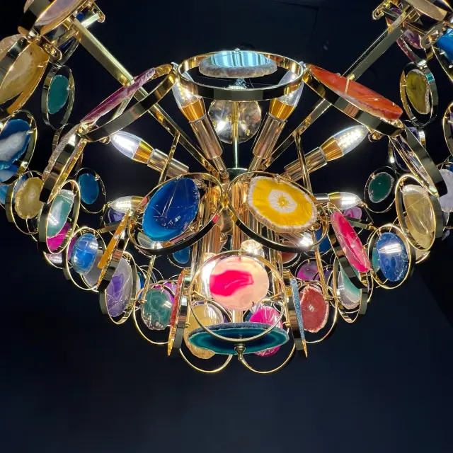 Люстра Imperium Loft 186182-26 AGATE — золотой, ракурс 5