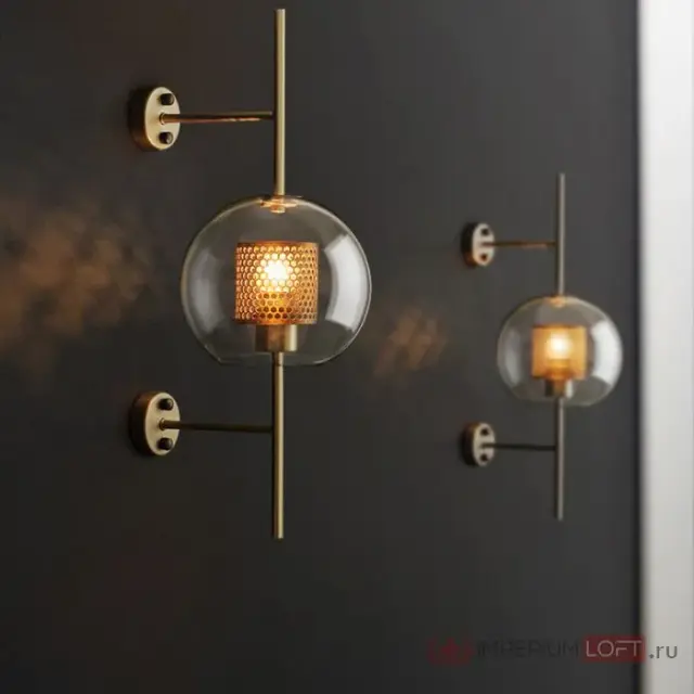 Бра Imperium Loft 189443-26 CATCH — латунь, ракурс 17