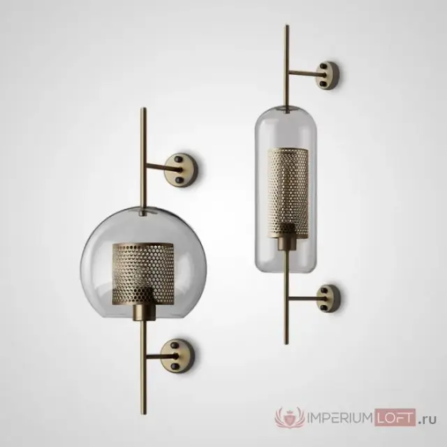 Бра Imperium Loft 189443-26 CATCH — латунь, ракурс 2