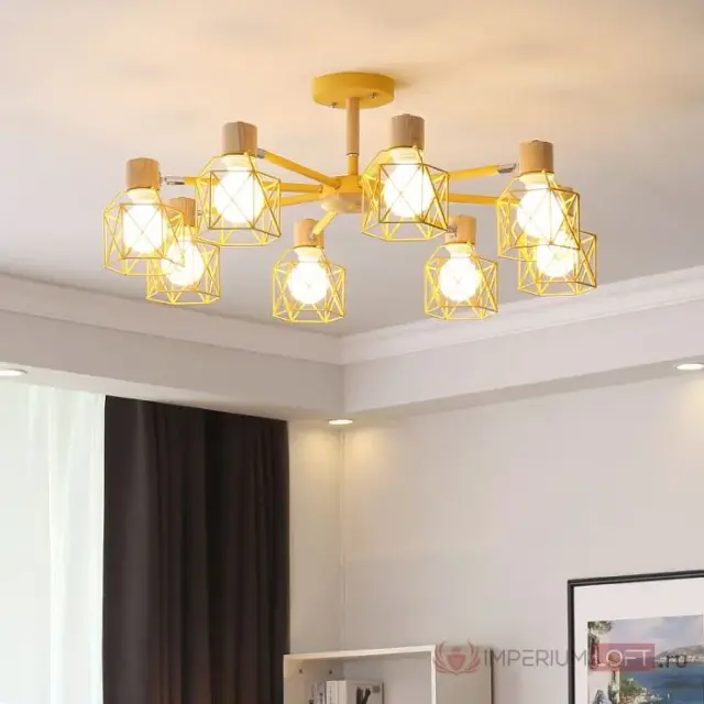 Люстра Imperium Loft 189494-26 CORF — желтый, ракурс 13