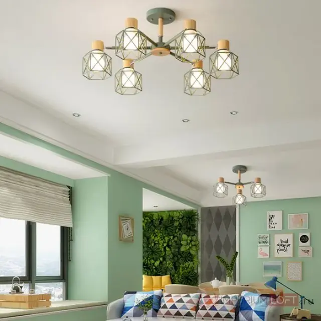 Люстра Imperium Loft 189494-26 CORF — желтый, ракурс 18