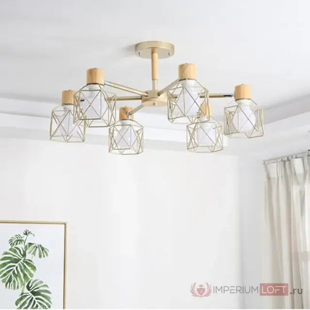 Люстра Imperium Loft 189494-26 CORF — желтый, ракурс 21