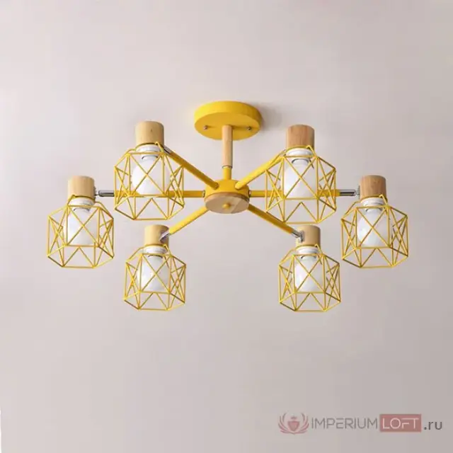 Люстра Imperium Loft 189495-26 CORF — желтый, ракурс 3