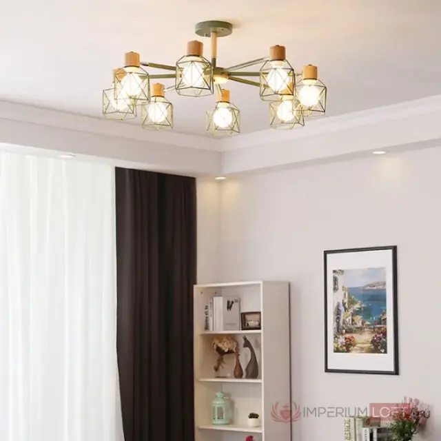 Люстра Imperium Loft 189495-26 CORF — желтый, ракурс 6