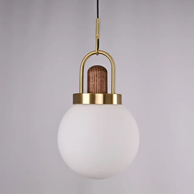 Светильник Imperium Loft 191841-26 ARC GLOBE — латунь, ракурс 5