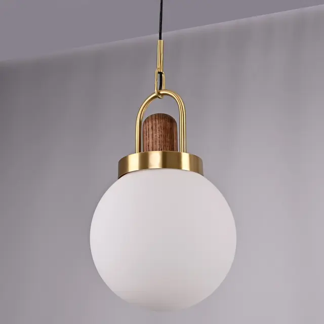 Светильник Imperium Loft 191841-26 ARC GLOBE — латунь, ракурс 6