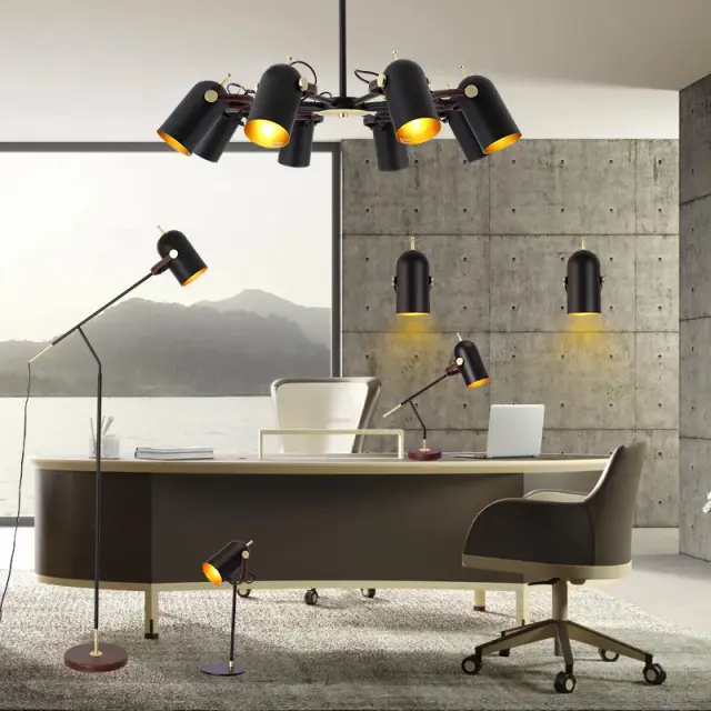 Люстра Imperium Loft 192854-26 BULLET — черный, ракурс 2