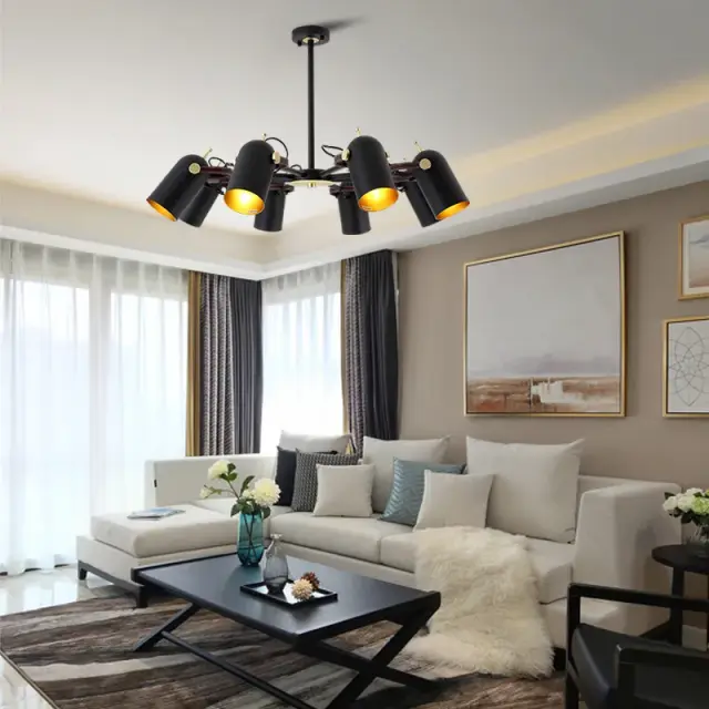 Люстра Imperium Loft 192854-26 BULLET — черный, ракурс 3
