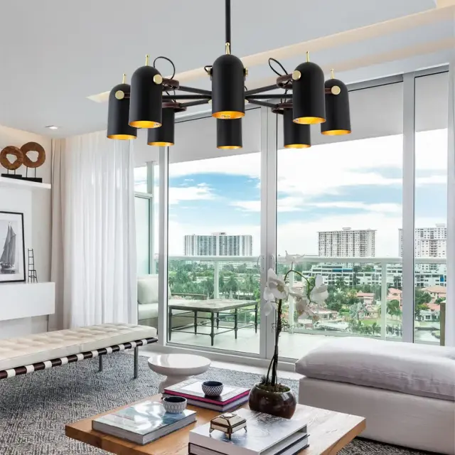 Люстра Imperium Loft 192854-26 BULLET — черный, ракурс 5