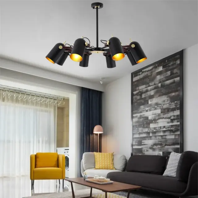 Люстра Imperium Loft 192854-26 BULLET — черный, ракурс 6