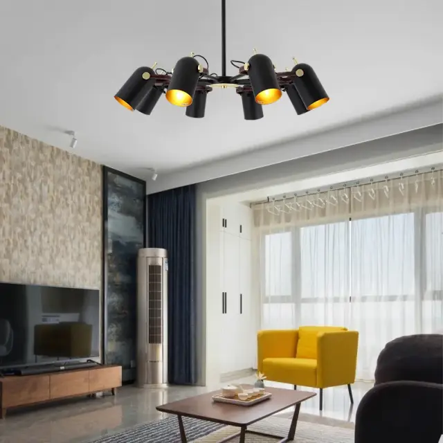 Люстра Imperium Loft 192854-26 BULLET — черный, ракурс 8