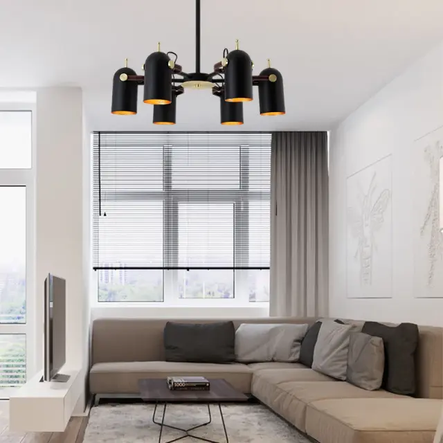 Люстра Imperium Loft 192854-26 BULLET — черный, ракурс 9