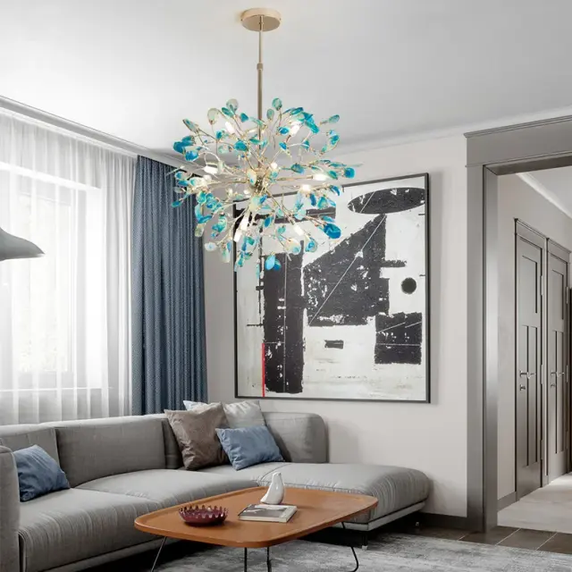 Люстра Imperium Loft 193384-23 AGATE — латунь, ракурс 14