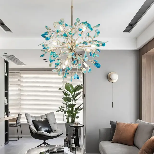 Люстра Imperium Loft 193384-23 AGATE — латунь, ракурс 2