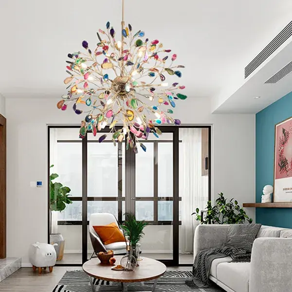 Люстра Imperium Loft 193384-23 AGATE — латунь, ракурс 20
