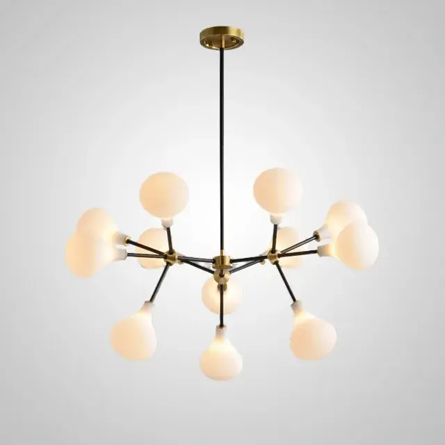 Люстра Imperium Loft 193417-23 ANKER — латунь, ракурс 3