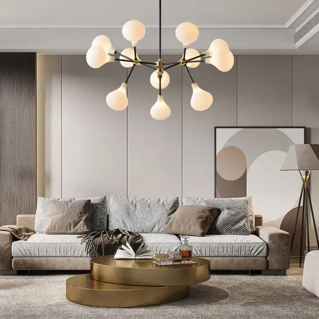 Люстра Imperium Loft 193418-23 ANKER — латунь, ракурс 10
