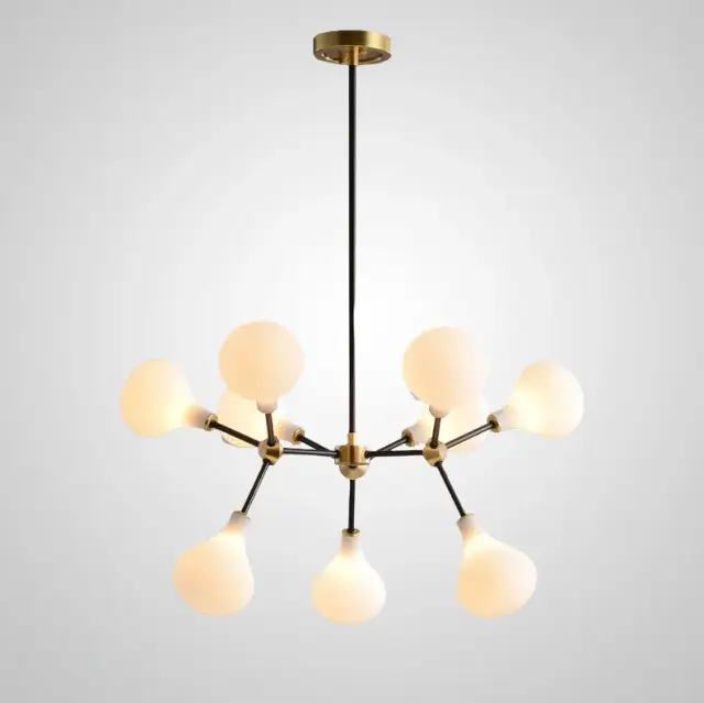 Люстра Imperium Loft 193418-23 ANKER — латунь, ракурс 2