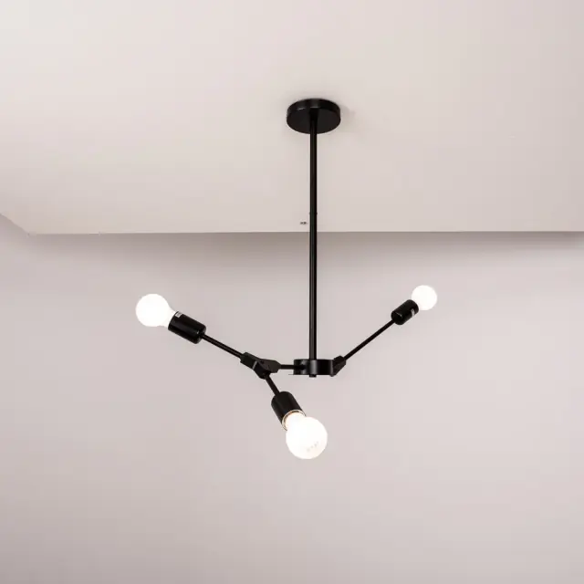 Люстра Imperium Loft 193586-26 LATE — черный, ракурс 14